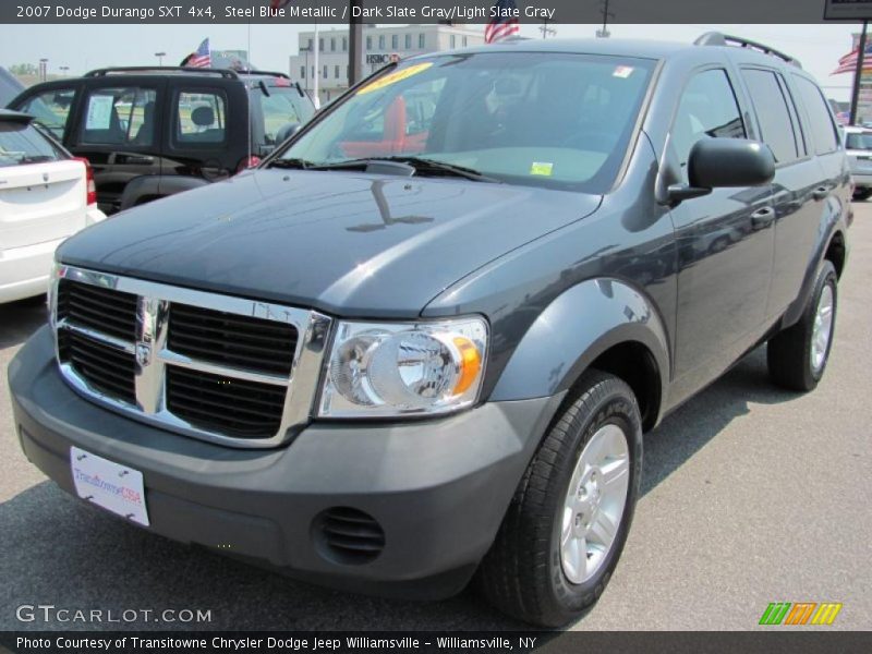 Steel Blue Metallic / Dark Slate Gray/Light Slate Gray 2007 Dodge Durango SXT 4x4