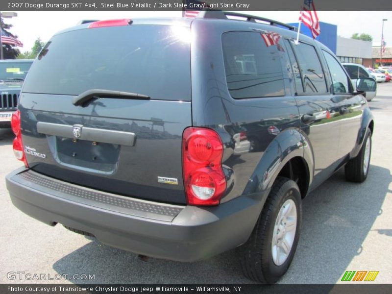 Steel Blue Metallic / Dark Slate Gray/Light Slate Gray 2007 Dodge Durango SXT 4x4