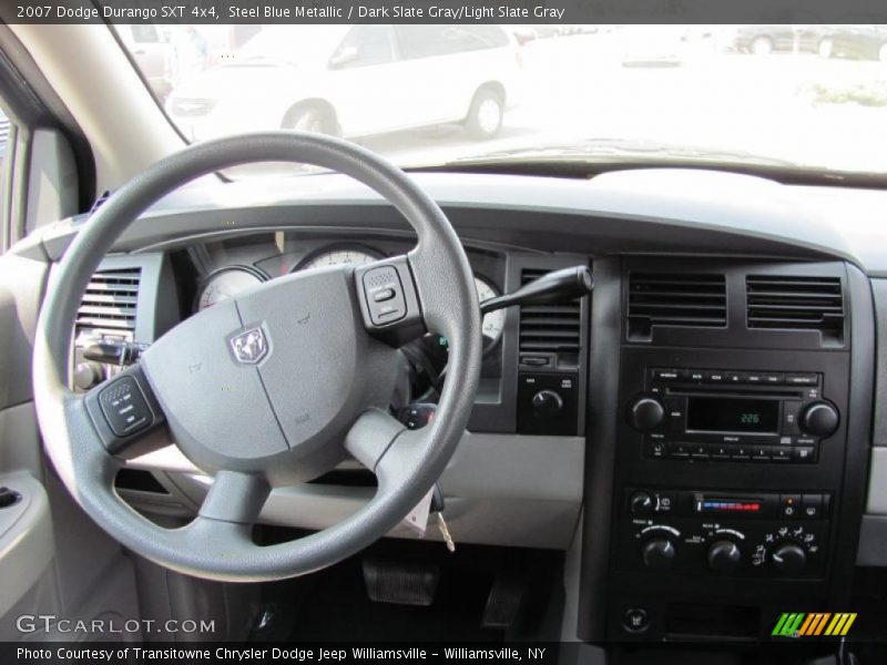 Steel Blue Metallic / Dark Slate Gray/Light Slate Gray 2007 Dodge Durango SXT 4x4