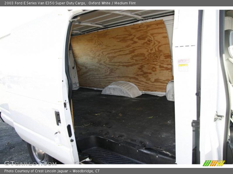Oxford White / Medium Flint 2003 Ford E Series Van E350 Super Duty Cargo