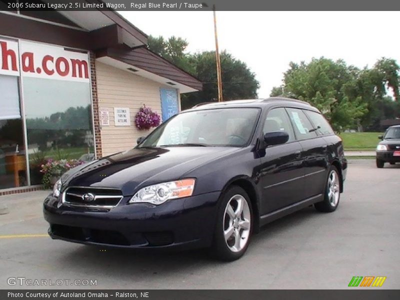 Regal Blue Pearl / Taupe 2006 Subaru Legacy 2.5i Limited Wagon