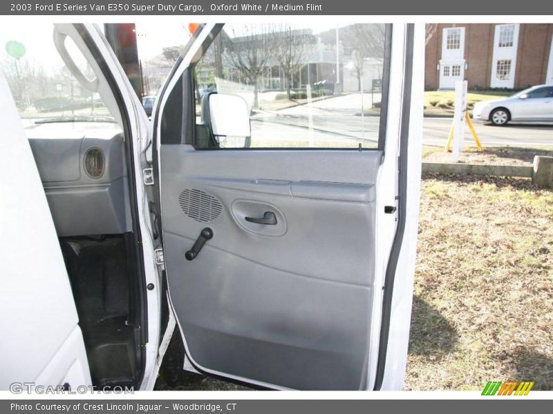 Oxford White / Medium Flint 2003 Ford E Series Van E350 Super Duty Cargo