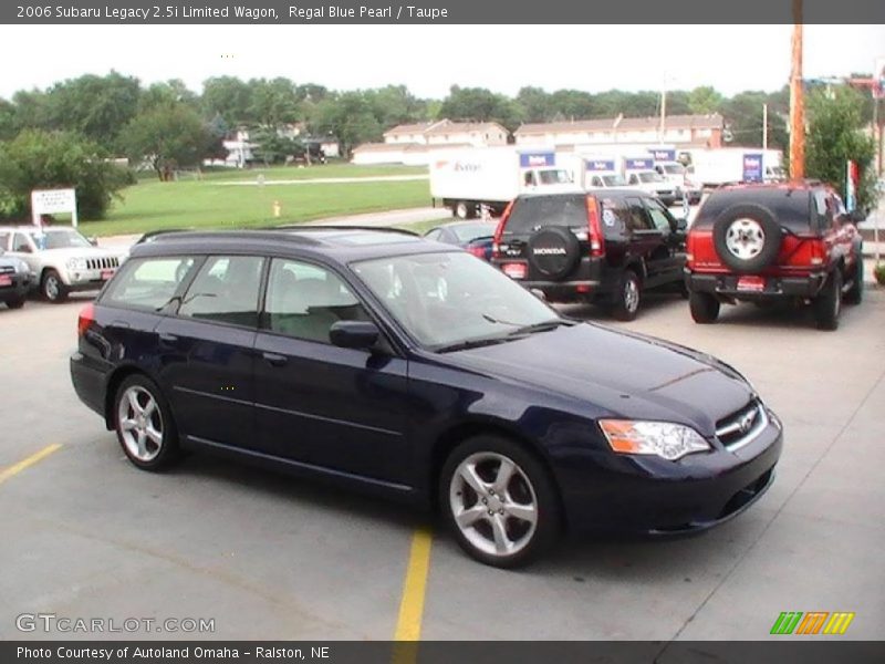 Regal Blue Pearl / Taupe 2006 Subaru Legacy 2.5i Limited Wagon