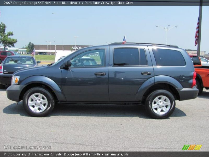 Steel Blue Metallic / Dark Slate Gray/Light Slate Gray 2007 Dodge Durango SXT 4x4