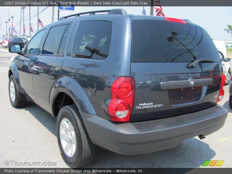 Steel Blue Metallic / Dark Slate Gray/Light Slate Gray 2007 Dodge Durango SXT 4x4