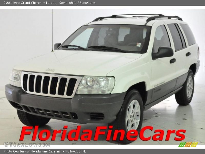 Stone White / Sandstone 2001 Jeep Grand Cherokee Laredo