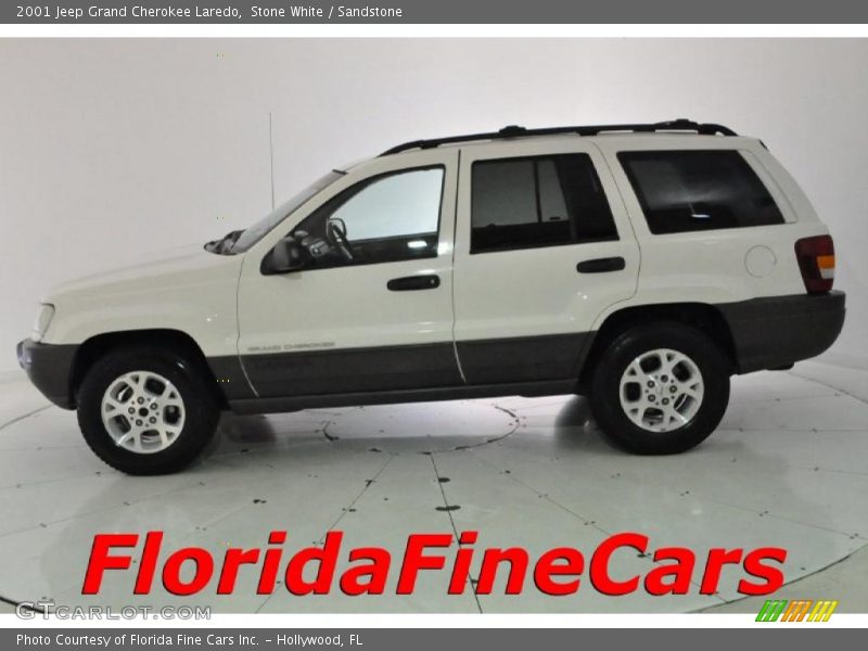 Stone White / Sandstone 2001 Jeep Grand Cherokee Laredo