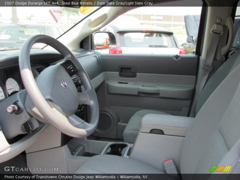 Steel Blue Metallic / Dark Slate Gray/Light Slate Gray 2007 Dodge Durango SXT 4x4