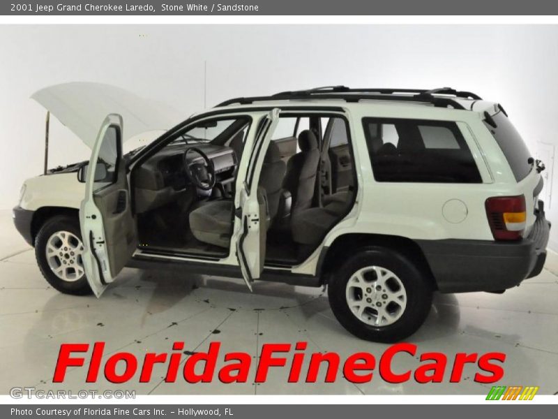 Stone White / Sandstone 2001 Jeep Grand Cherokee Laredo