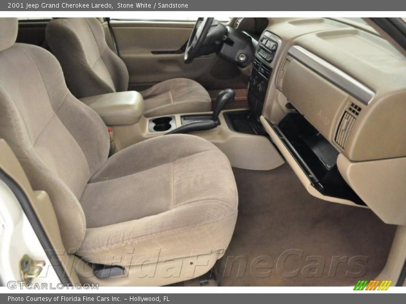 Stone White / Sandstone 2001 Jeep Grand Cherokee Laredo
