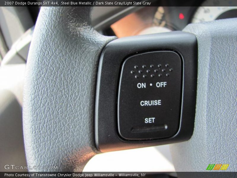 Steel Blue Metallic / Dark Slate Gray/Light Slate Gray 2007 Dodge Durango SXT 4x4