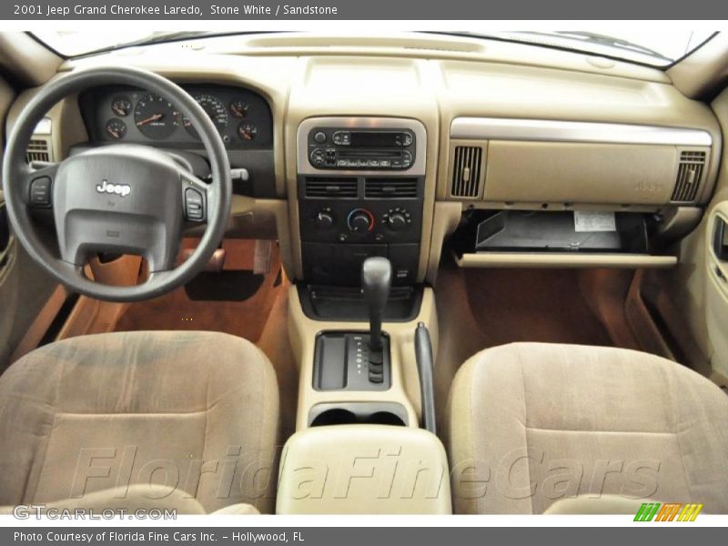 Stone White / Sandstone 2001 Jeep Grand Cherokee Laredo