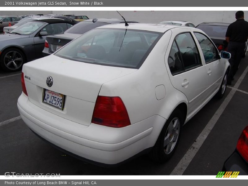 Snow White / Black 2001 Volkswagen Jetta GLS Sedan