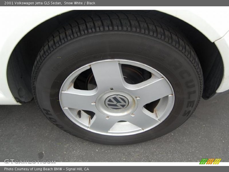Snow White / Black 2001 Volkswagen Jetta GLS Sedan