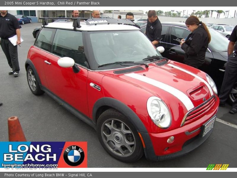 Chili Red / Panther Black 2005 Mini Cooper S Hardtop