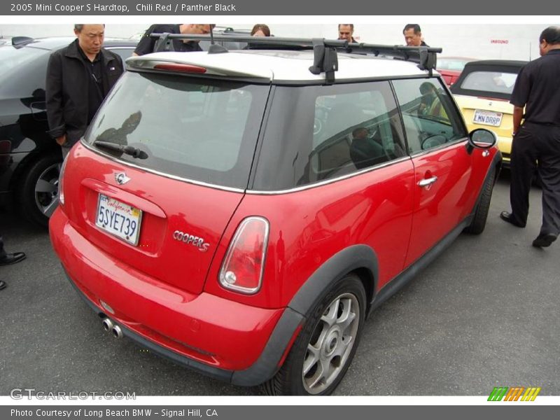 Chili Red / Panther Black 2005 Mini Cooper S Hardtop