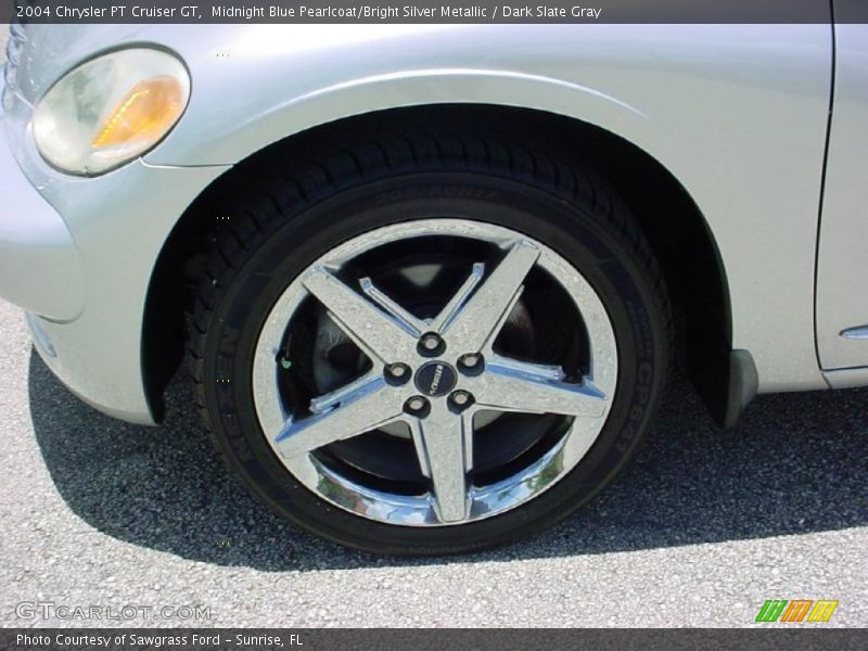 Midnight Blue Pearlcoat/Bright Silver Metallic / Dark Slate Gray 2004 Chrysler PT Cruiser GT