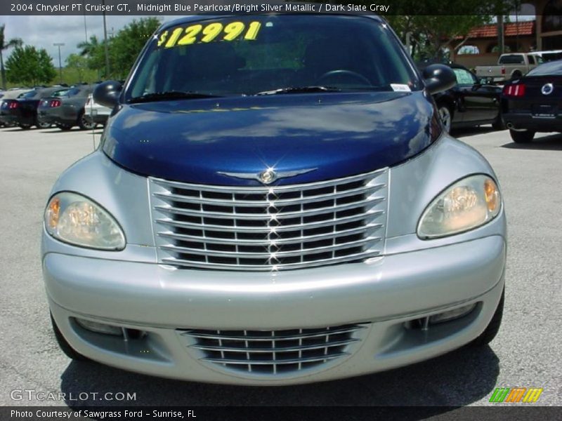 Midnight Blue Pearlcoat/Bright Silver Metallic / Dark Slate Gray 2004 Chrysler PT Cruiser GT
