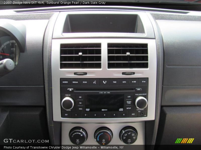 Sunburst Orange Pearl / Dark Slate Gray 2007 Dodge Nitro SXT 4x4