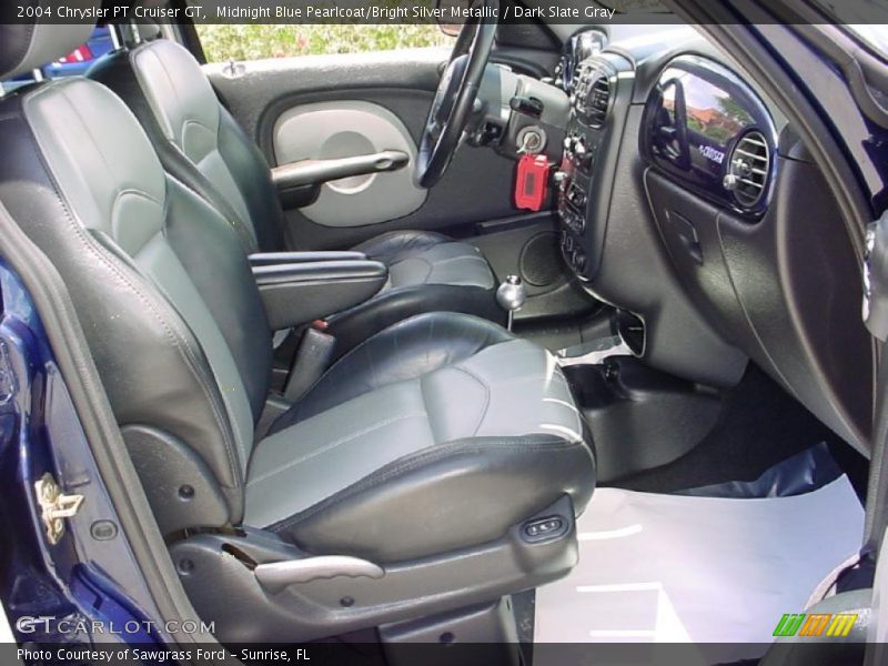 Midnight Blue Pearlcoat/Bright Silver Metallic / Dark Slate Gray 2004 Chrysler PT Cruiser GT