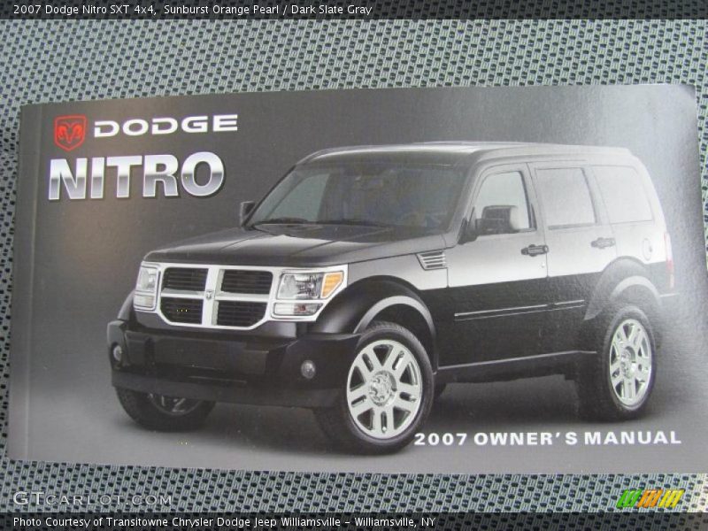 Sunburst Orange Pearl / Dark Slate Gray 2007 Dodge Nitro SXT 4x4
