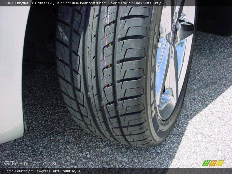 Midnight Blue Pearlcoat/Bright Silver Metallic / Dark Slate Gray 2004 Chrysler PT Cruiser GT