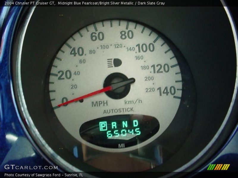 Midnight Blue Pearlcoat/Bright Silver Metallic / Dark Slate Gray 2004 Chrysler PT Cruiser GT