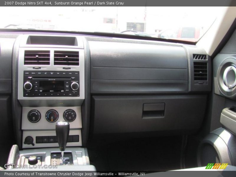 Sunburst Orange Pearl / Dark Slate Gray 2007 Dodge Nitro SXT 4x4
