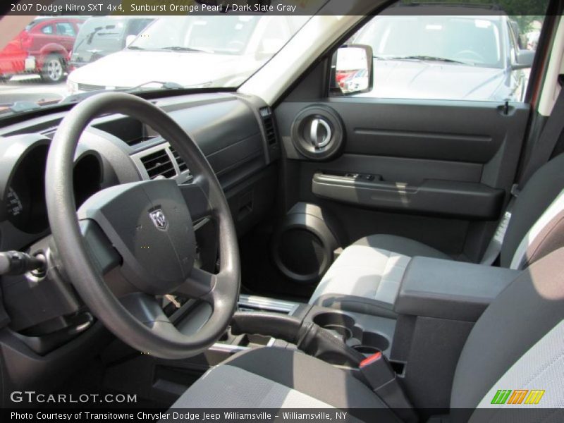 Sunburst Orange Pearl / Dark Slate Gray 2007 Dodge Nitro SXT 4x4