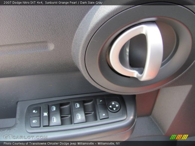 Sunburst Orange Pearl / Dark Slate Gray 2007 Dodge Nitro SXT 4x4