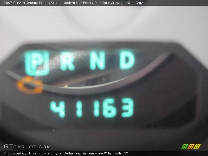 Modern Blue Pearl / Dark Slate Gray/Light Slate Gray 2007 Chrysler Sebring Touring Sedan