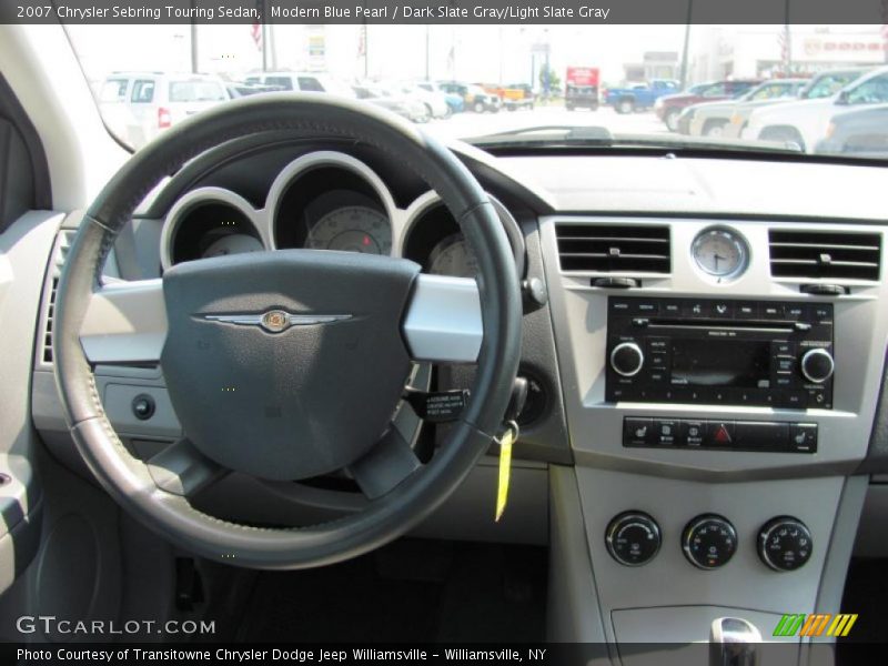 Modern Blue Pearl / Dark Slate Gray/Light Slate Gray 2007 Chrysler Sebring Touring Sedan