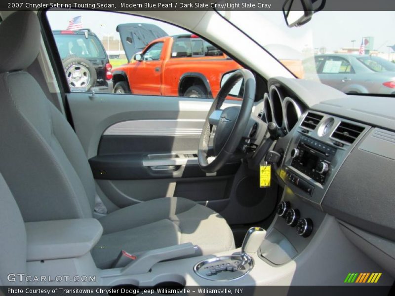 Modern Blue Pearl / Dark Slate Gray/Light Slate Gray 2007 Chrysler Sebring Touring Sedan