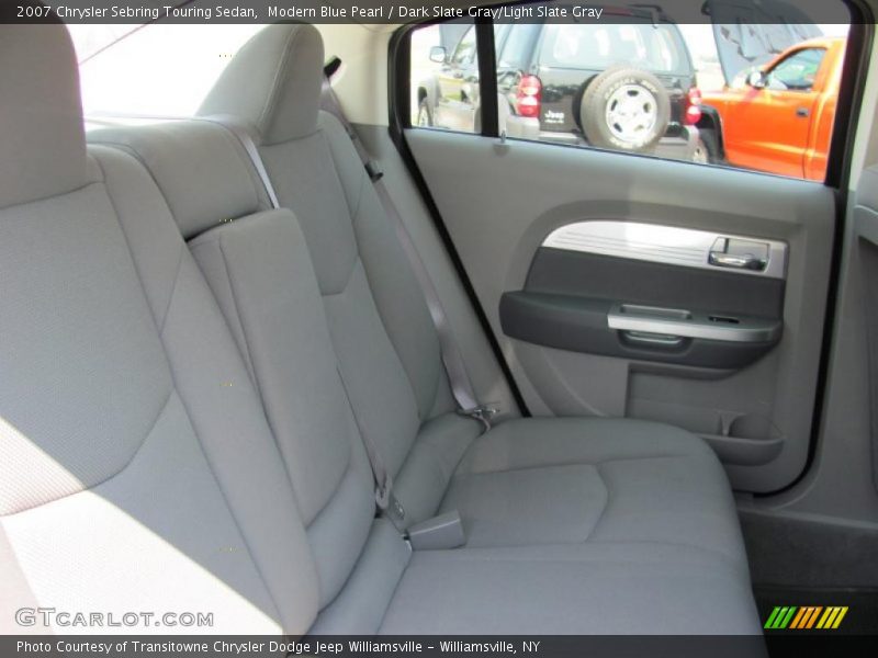 Modern Blue Pearl / Dark Slate Gray/Light Slate Gray 2007 Chrysler Sebring Touring Sedan