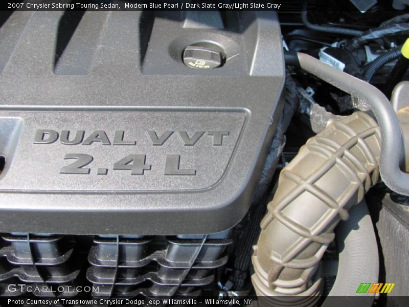 Modern Blue Pearl / Dark Slate Gray/Light Slate Gray 2007 Chrysler Sebring Touring Sedan