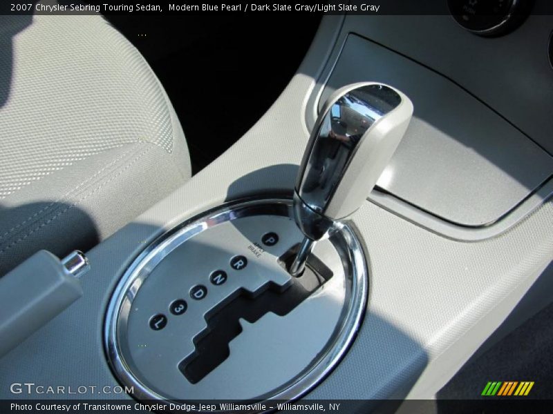 Modern Blue Pearl / Dark Slate Gray/Light Slate Gray 2007 Chrysler Sebring Touring Sedan