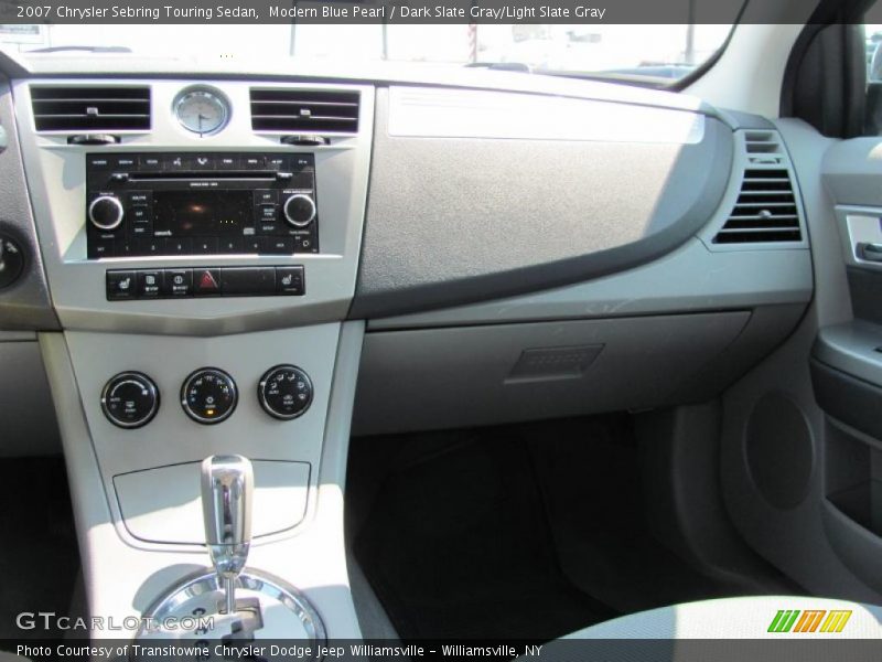 Modern Blue Pearl / Dark Slate Gray/Light Slate Gray 2007 Chrysler Sebring Touring Sedan