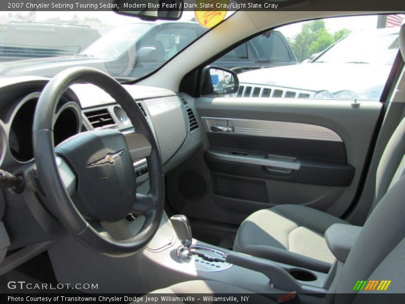 Modern Blue Pearl / Dark Slate Gray/Light Slate Gray 2007 Chrysler Sebring Touring Sedan