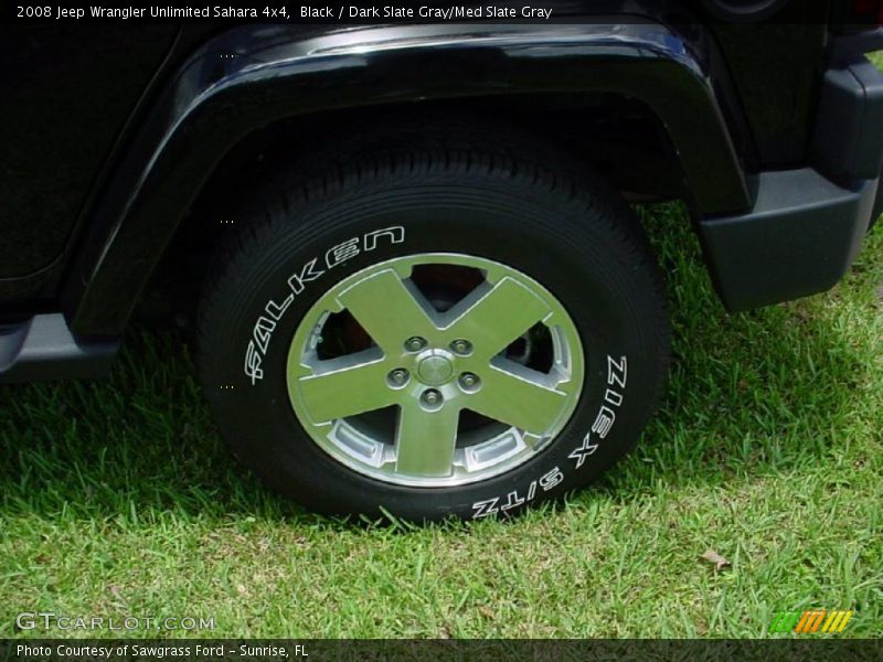 Black / Dark Slate Gray/Med Slate Gray 2008 Jeep Wrangler Unlimited Sahara 4x4