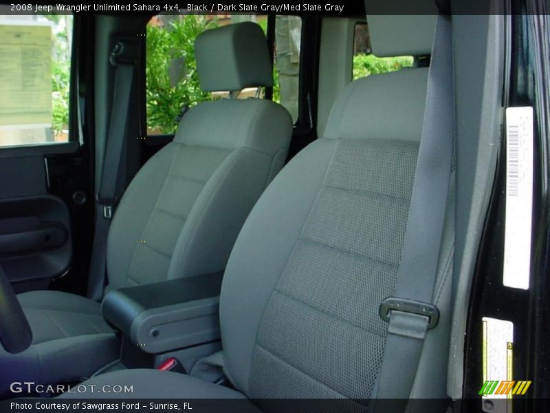 Black / Dark Slate Gray/Med Slate Gray 2008 Jeep Wrangler Unlimited Sahara 4x4