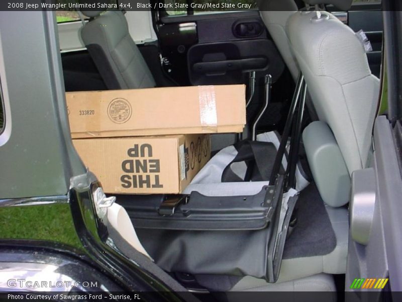 Black / Dark Slate Gray/Med Slate Gray 2008 Jeep Wrangler Unlimited Sahara 4x4