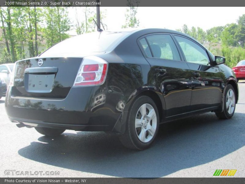 Super Black / Charcoal/Steel 2008 Nissan Sentra 2.0
