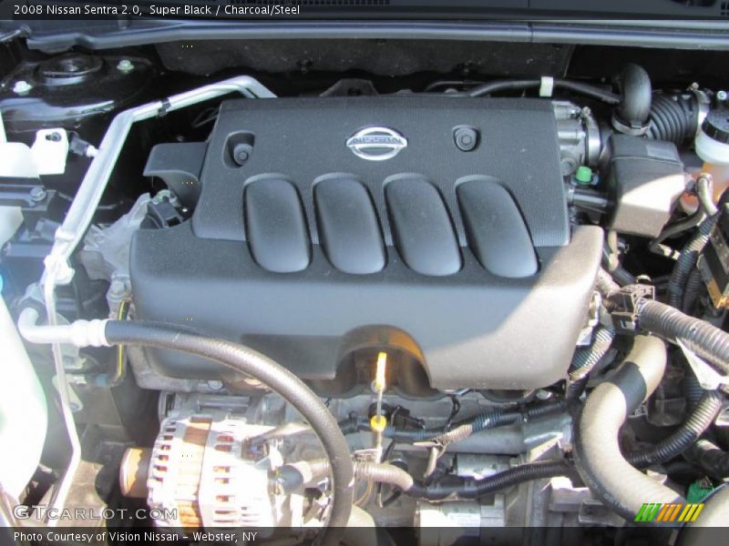 Super Black / Charcoal/Steel 2008 Nissan Sentra 2.0