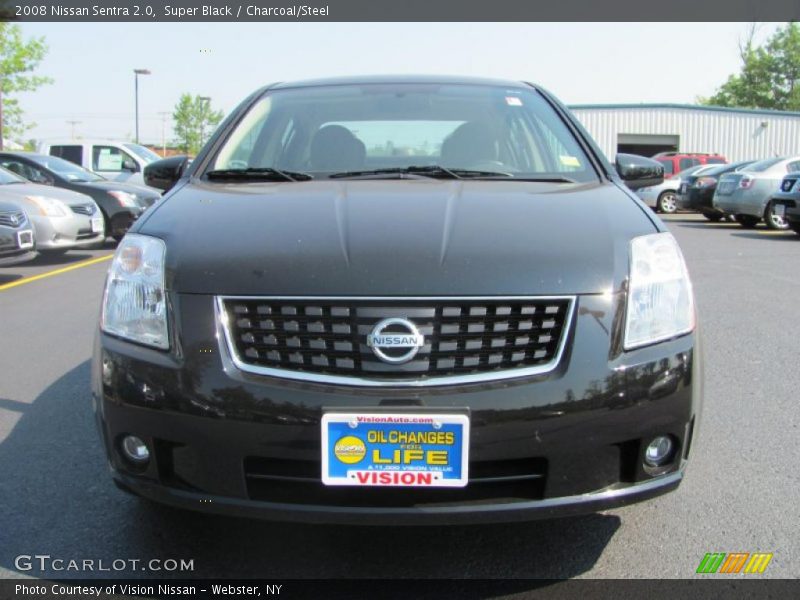 Super Black / Charcoal/Steel 2008 Nissan Sentra 2.0