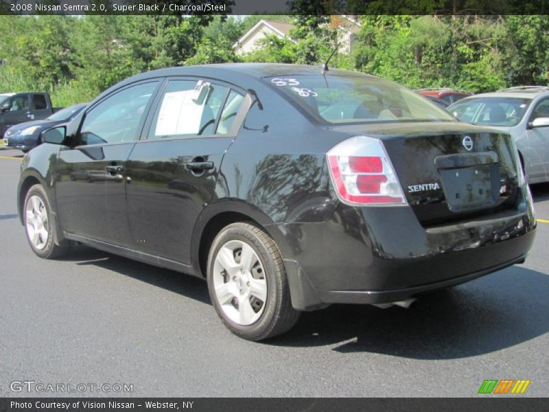 Super Black / Charcoal/Steel 2008 Nissan Sentra 2.0