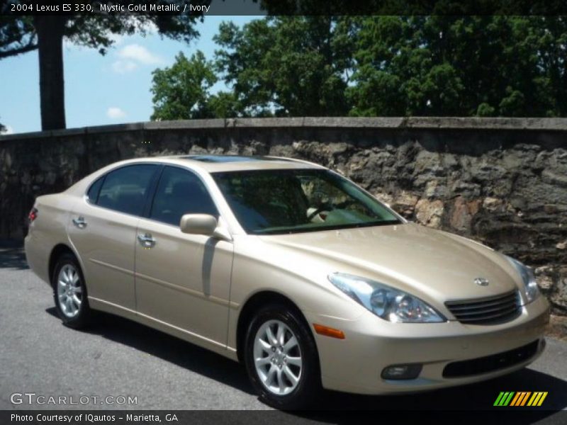 Mystic Gold Metallic / Ivory 2004 Lexus ES 330