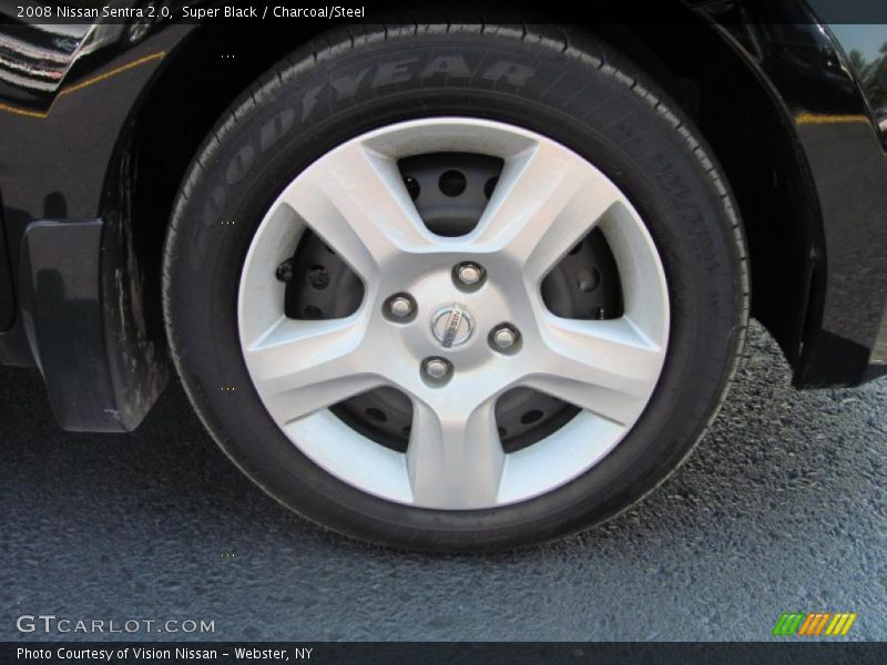 Super Black / Charcoal/Steel 2008 Nissan Sentra 2.0
