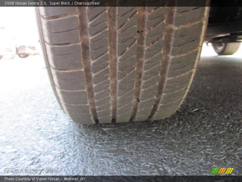 Super Black / Charcoal/Steel 2008 Nissan Sentra 2.0