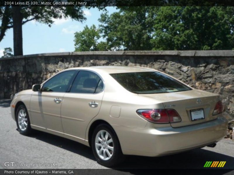 Mystic Gold Metallic / Ivory 2004 Lexus ES 330