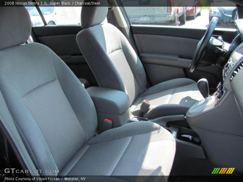 Super Black / Charcoal/Steel 2008 Nissan Sentra 2.0